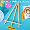 imageESRICH 118In Wood EaselsTabletop Painting Display Easels Painting Party Easel Kids Student Tabletop Easels for PaintingPortable Canvas Photo Picture Sign Holder4 Pack 1184PK