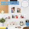 imageESRICH 12 PackAcrylic Fridge Magnetic Frame Mini Picture Frames Double Sided Photo Magnet Frames for RefrigeratorMini Clear Picture Frame Gifts 236 x 354Inch12pack