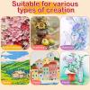 imageESRICH 4x4IN Small Canvases for Painting 24 Pack Mini Canvas Boards Cotton Painting Canvas Primed Acid Free Mini Blank Canvas Panels for Oil PaintWatercolorAcrylic PaintGouacheampampTempera5x5in 16pack