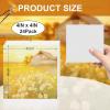 imageESRICH 4x4IN Small Canvases for Painting 24 Pack Mini Canvas Boards Cotton Painting Canvas Primed Acid Free Mini Blank Canvas Panels for Oil PaintWatercolorAcrylic PaintGouacheampampTempera4x4in 24pack
