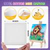 imageESRICH 5 Set Mini Acrylic Paint SetMinis Canvas Painting KitSt Patricks Party Gifts4  4in Canvas with EaselAcrylic PaintsBrushPaletteMini Easel with Canvas for Kids Adults Painting Party30 set 44