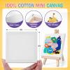imageESRICH 5 Set Mini Acrylic Paint SetMinis Canvas Painting KitSt Patricks Party Gifts4  4in Canvas with EaselAcrylic PaintsBrushPaletteMini Easel with Canvas for Kids Adults Painting Party5 set 44