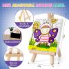 imageESRICH 5 Set Mini Acrylic Paint SetMinis Canvas Painting KitSt Patricks Party Gifts4  4in Canvas with EaselAcrylic PaintsBrushPaletteMini Easel with Canvas for Kids Adults Painting Party10 set 44