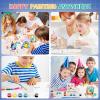 imageESRICH 5 Set Mini Acrylic Paint SetMinis Canvas Painting KitSt Patricks Party Gifts4  4in Canvas with EaselAcrylic PaintsBrushPaletteMini Easel with Canvas for Kids Adults Painting Party10 set 44