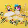 imageESRICH 5 Set Mini Acrylic Paint SetMinis Canvas Painting KitSt Patricks Party Gifts4  4in Canvas with EaselAcrylic PaintsBrushPaletteMini Easel with Canvas for Kids Adults Painting Party5 set 44