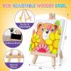 imageESRICH 5 Set Mini Acrylic Paint SetMinis Canvas Painting KitSt Patricks Party Gifts4  4in Canvas with EaselAcrylic PaintsBrushPaletteMini Easel with Canvas for Kids Adults Painting Party5 set 44