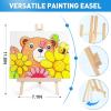 imageESRICH 78Pack Acrylic Paint Set Painting Kits for Adults Paints Kit With3 Pack of 12 Colors Paint 3 Sets of Wooden Easels Canvas Brushes PaletteArt Paint Supplies Kit for Adults Kids Beginner36Color