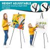 imageESRICH 8 Pack Easel Stand for Sign 63quot Easels for Display Lightweight Metal Easels for Signs Wedding LogosArts PaintingAdjustable Easel Stand with Storage Bag8p