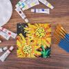 imageESRICH Canvas Boards for Painting 10 Pack Canvases for Painting 8x10 Cotton Primed Acid Free Blank Canvas Panels for Oil Paint Watercolor Acrylic Paint Gouache and Tempera4x4