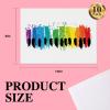 imageESRICH Canvas Boards for Painting 10 Pack Canvases for Painting 8x10 Cotton Primed Acid Free Blank Canvas Panels for Oil Paint Watercolor Acrylic Paint Gouache and Tempera8x10