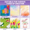 imageESRICH Canvas Boards for Painting 10 Pack Canvases for Painting 8x10 Cotton Primed Acid Free Blank Canvas Panels for Oil Paint Watercolor Acrylic Paint Gouache and Tempera11x14