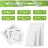 imageESRICH Canvas for Painting 8x10 16 Pack Stretched Canvas Primed AcidFree Cotton Paint Canvas Bulk White Blank Canvases for Painting for Oil ampamp Acrylic Paint6 Packs  6Sizes1 of each