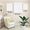 imageESRICH Canvas for Painting 8x10 16 Pack Stretched Canvas Primed AcidFree Cotton Paint Canvas Bulk White Blank Canvases for Painting for Oil ampamp Acrylic Paint3 Packs  3Sizes1 of Each