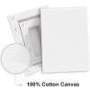 imageESRICH Canvas for Painting 8x10 16 Pack Stretched Canvas Primed AcidFree Cotton Paint Canvas Bulk White Blank Canvases for Painting for Oil ampamp Acrylic Paint6 Packs  6Sizes1 of each