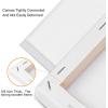 imageESRICH Canvas for Painting 8x10 16 Pack Stretched Canvas Primed AcidFree Cotton Paint Canvas Bulk White Blank Canvases for Painting for Oil ampamp Acrylic Paint4 Packs  4Sizes4x4 6x6 8x8 10x10