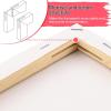 imageESRICH Canvas for Painting 8x10 16 Pack Stretched Canvas Primed AcidFree Cotton Paint Canvas Bulk White Blank Canvases for Painting for Oil ampamp Acrylic Paint7 Pcs7sizes1 of Each