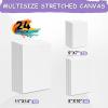 imageESRICH Canvas for Painting 8x10 16 Pack Stretched Canvas Primed AcidFree Cotton Paint Canvas Bulk White Blank Canvases for Painting for Oil ampamp Acrylic Paint24 Packs  3Sizes5x7 8x10 11x14
