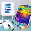 imageESRICH Canvas for Painting 8x10 16 Pack Stretched Canvas Primed AcidFree Cotton Paint Canvas Bulk White Blank Canvases for Painting for Oil ampamp Acrylic Paint4 Packs  4Sizes4x4 6x6 8x8 10x10