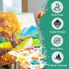 imageESRICH Canvas for Painting 8x10 16 Pack Stretched Canvas Primed AcidFree Cotton Paint Canvas Bulk White Blank Canvases for Painting for Oil ampamp Acrylic Paint18 Packs  6 Sizes 3 of Each