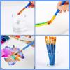 imageESRICH Paint Brushes Set30pack360pcs Nylon Hair Paintbrushes RoundPointed Tip Paint Brushes for Acrylic PaintingWatercolor Oil Miniature Painting KitsPaint Brushes for Kids Adult Arts Supplies480p