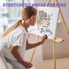 imageESRICH Stretched Canvas for Painting 11x14 Inch 2 Pack Blank Canvas 58 in Profile Primed White Canvases for Painting for Oil ampamp Acrylic Paint12x12