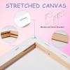 imageESRICH Stretched Canvas for Painting 11x14 Inch 2 Pack Blank Canvas 58 in Profile Primed White Canvases for Painting for Oil ampamp Acrylic Paint8x10