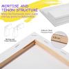 imageESRICH Stretched Canvas for Painting 12 Pack 4x4 4x6 8x10 11x143 of Each Canvas Set MultiSize Blank Canvases for Painting Primed Paint Canvas for Kids Adults Beginners Artists4x4 4x6 8x10 11x14