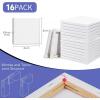 imageESRICH Stretched Canvas for Painting 8 Pack Canvases for Painting 11x14 58 in Profile Primed White Painting Canvas for Oil ampamp Acrylic Paint8x8in16P