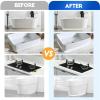 imageESRICH White Caulk Tape5 Rolls Caulk Tape Waterproof Self Adhesive Toilet Caulking Strip for Bathtub Kitchen CountertopSinkWall Tile Edge Peel and Stick Caulking Sealing Tool 15quot x10Ft