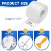 imageESRICH White Caulk Tape5 Rolls Caulk Tape Waterproof Self Adhesive Toilet Caulking Strip for Bathtub Kitchen CountertopSinkWall Tile Edge Peel and Stick Caulking Sealing Tool 15quot x10Ft