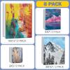 imageStretched Canvases for Painting 8PCS Multi Pack Canvas 3x5 5x7 8x10 10x122 of Each AcidFree Wood Frame Blank Canvas Art Canvas Pre Primed for Acrylic Oil Painting Tempera Paintings8PCS4sizes2 of Each