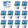 imageESRICH 130PCS Canvas with Easel Set Paint and Sip Kit for AdultsPaint Brushes Canvas Panel Painting KitPainting Supplies Kit for Kids Artists and Beginners to Painting Party130 PCS