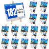 imageESRICH 130PCS Canvas with Easel Set Paint and Sip Kit for AdultsPaint Brushes Canvas Panel Painting KitPainting Supplies Kit for Kids Artists and Beginners to Painting Party182PCS