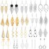 imageESRICH 20 Pairs Gold Earrings for WomenSilver EarringEarrings for WomenDangle Earrings for Womem