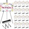 imageESRICH 8 Pack Easel Stand for Sign 63quot Easels for Display Lightweight Metal Easels for Signs Wedding LogosArts PaintingAdjustable Easel Stand with Storage Bag16P