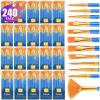 imageESRICH Paint Brushes Set30pack360pcs Nylon Hair Paintbrushes RoundPointed Tip Paint Brushes for Acrylic PaintingWatercolor Oil Miniature Painting KitsPaint Brushes for Kids Adult Arts Supplies240p