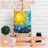 imageCanvas for Painting 11x14 Inch 46 Pack Canvas Boards for Painting Cotton AcidFree Primed Blank Canvas Panels for Oil Paint Watercolor Acrylic Paint Gouache and Tempera DIY1114in 21pack