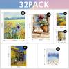 imageCanvas for Painting 11x14 Inch 46 Pack Canvas Boards for Painting Cotton AcidFree Primed Blank Canvas Panels for Oil Paint Watercolor Acrylic Paint Gouache and Tempera DIY32 Packs Canvas Panel  6 Sizes