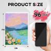 imageCanvas for Painting 11x14 Inch 46 Pack Canvas Boards for Painting Cotton AcidFree Primed Blank Canvas Panels for Oil Paint Watercolor Acrylic Paint Gouache and Tempera DIY57in 96pack