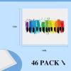 imageCanvas for Painting 11x14 Inch 46 Pack Canvas Boards for Painting Cotton AcidFree Primed Blank Canvas Panels for Oil Paint Watercolor Acrylic Paint Gouache and Tempera DIY1114in 46pack