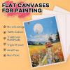 imageCanvas for Painting 11x14 Inch 46 Pack Canvas Boards for Painting Cotton AcidFree Primed Blank Canvas Panels for Oil Paint Watercolor Acrylic Paint Gouache and Tempera DIY57in 96pack