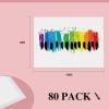 imageCanvas for Painting 11x14 Inch 46 Pack Canvas Boards for Painting Cotton AcidFree Primed Blank Canvas Panels for Oil Paint Watercolor Acrylic Paint Gouache and Tempera DIY810in 80pack