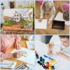 imageCanvas for Painting 11x14 Inch 46 Pack Canvas Boards for Painting Cotton AcidFree Primed Blank Canvas Panels for Oil Paint Watercolor Acrylic Paint Gouache and Tempera DIY1114in 46pack