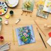 imageCanvas for Painting 11x14 Inch 46 Pack Canvas Boards for Painting Cotton AcidFree Primed Blank Canvas Panels for Oil Paint Watercolor Acrylic Paint Gouache and Tempera DIY44in 72pack