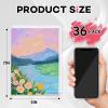 imageESRICH 36 Pack 5x7 Small Canvas Boards for Painting Primed AcidFree Cotton Mini Canvases NonToxic Blank Canvas Panels for Oil Acrylic Watercolor ampamp Tempera for Artists Students ampamp Kids 5x7 in5x7in