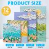 imageESRICH 48 Pack Canvas Boards for Painting 6Pcs of 4x4 4x6 5x6 6x6 8x10 10x10 9x12 11x14 Canvas for Painting Cotton Primed Blank Painting Canvas Panels for Oil Acrylic Watercolor12 pack4x4 5x5 5x7 8x10