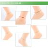 imageESRICH 3040PCS Anklets for Women Ankle Bracelets for Wemen with Gold Silver Rose Gold Three Style Anklets for Women Waterproof for Beach Jewelry Gifts Adjustable Size Beach Anklet SetGold
