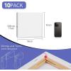 imageESRICH Stretched Canvas for Painting 16x20 Inch 12Pack Large Canvas for Painting Primed AcidFree Cotton Blank Canvases Art Paint Canvases for Oil PaintWatercolorAcrylic PaintGouache and Tempera10X10IN 10 Packs
