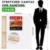imageESRICH Stretched Canvas for Painting 32x48 Inch 3Pack Large Canvas for Painting Primed AcidFree Cotton Blank Canvases Art Paint Canvases for Oil PaintWatercolorAcrylic PaintGouache and Tempera32x48in3Pack