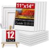 imageESRICH Stretched Canvas for Painting 32x48 Inch 3Pack Large Canvas for Painting Primed AcidFree Cotton Blank Canvases Art Paint Canvases for Oil PaintWatercolorAcrylic PaintGouache and Tempera11x14in12Pack